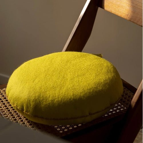 Nomad Felt Cushion by Mushkane - The Flower Crate