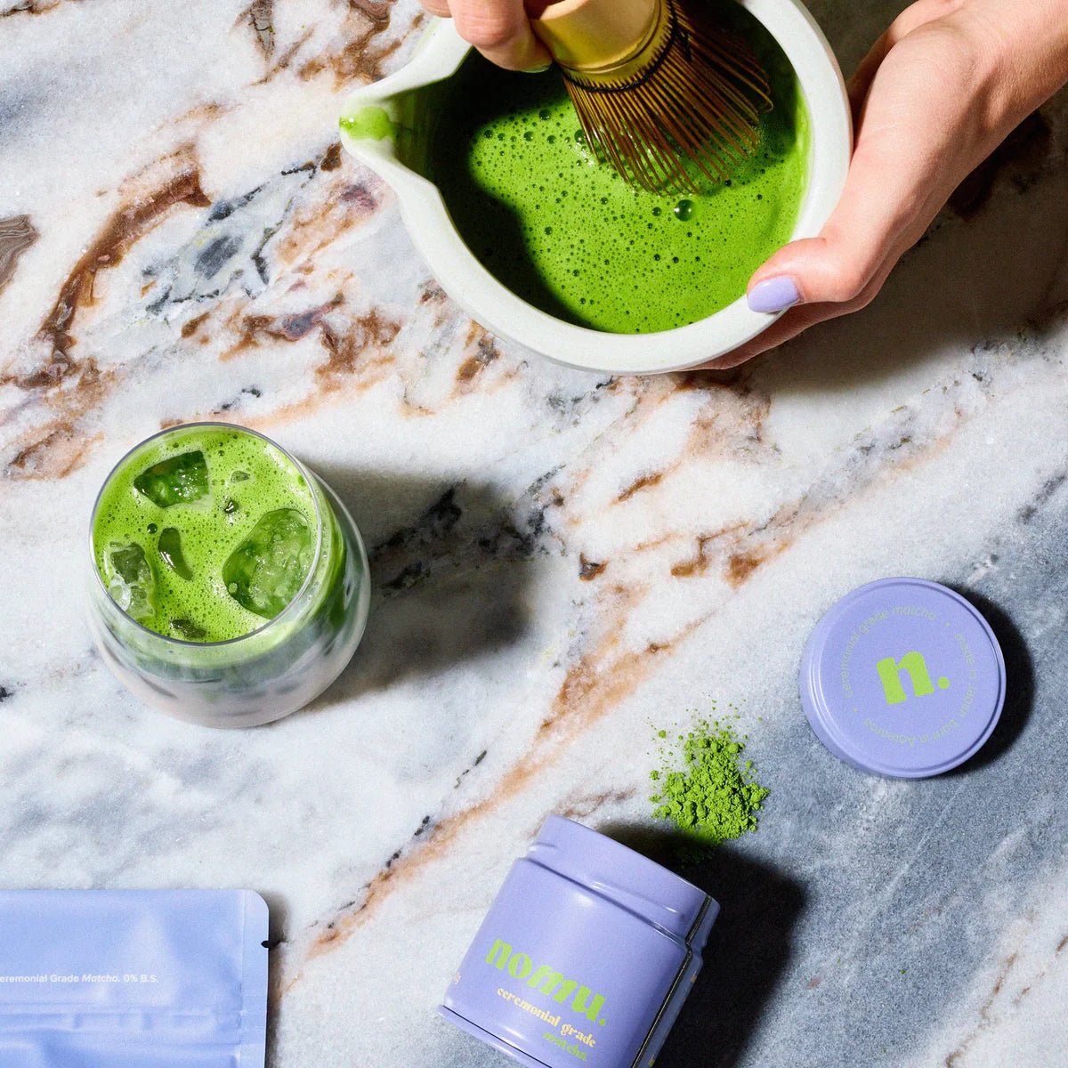 Nomu - Ceremonial Grade Matcha 40g Tin - The Flower Crate