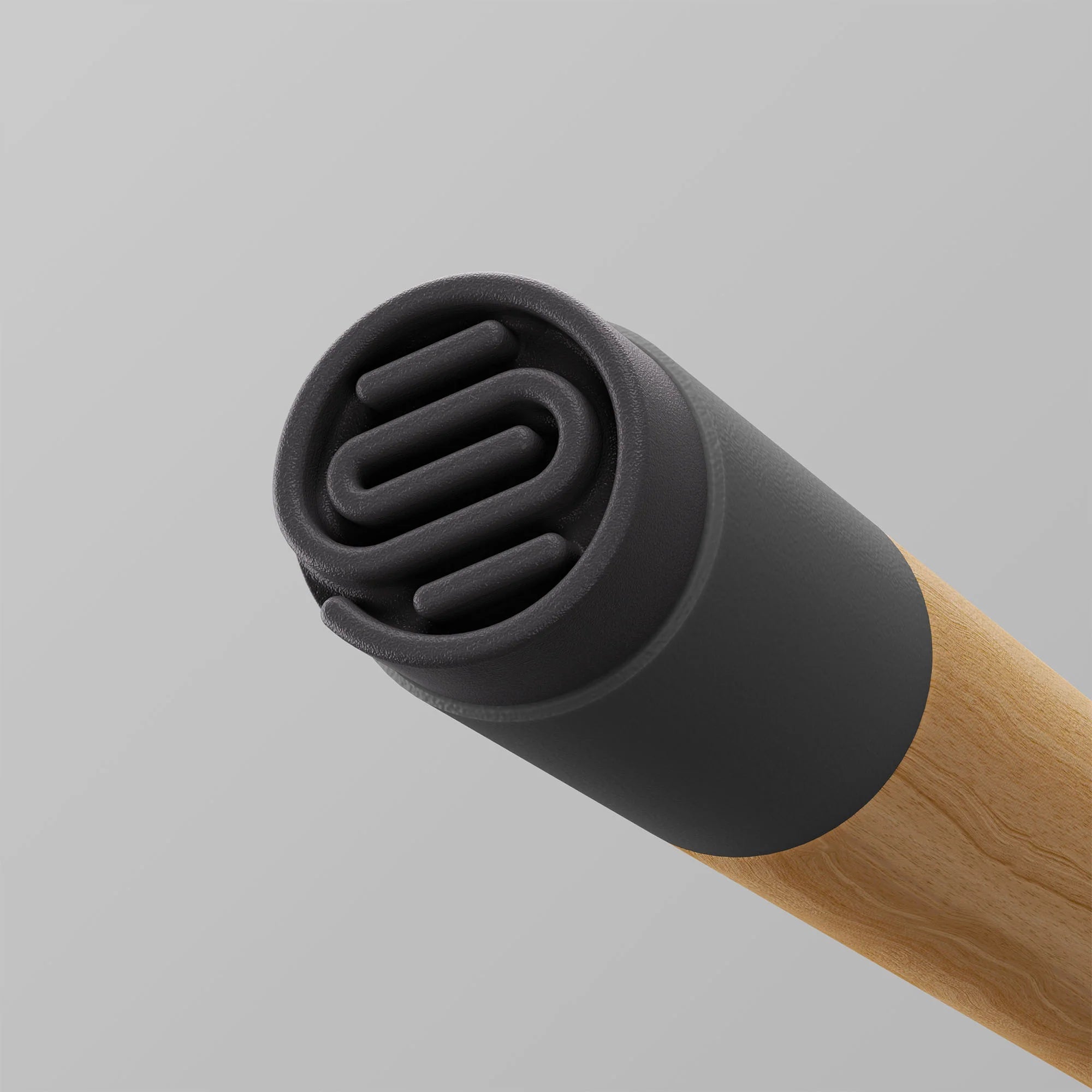 Ooak - Uno Walking Stick, Graphite & Oak - The Flower Crate