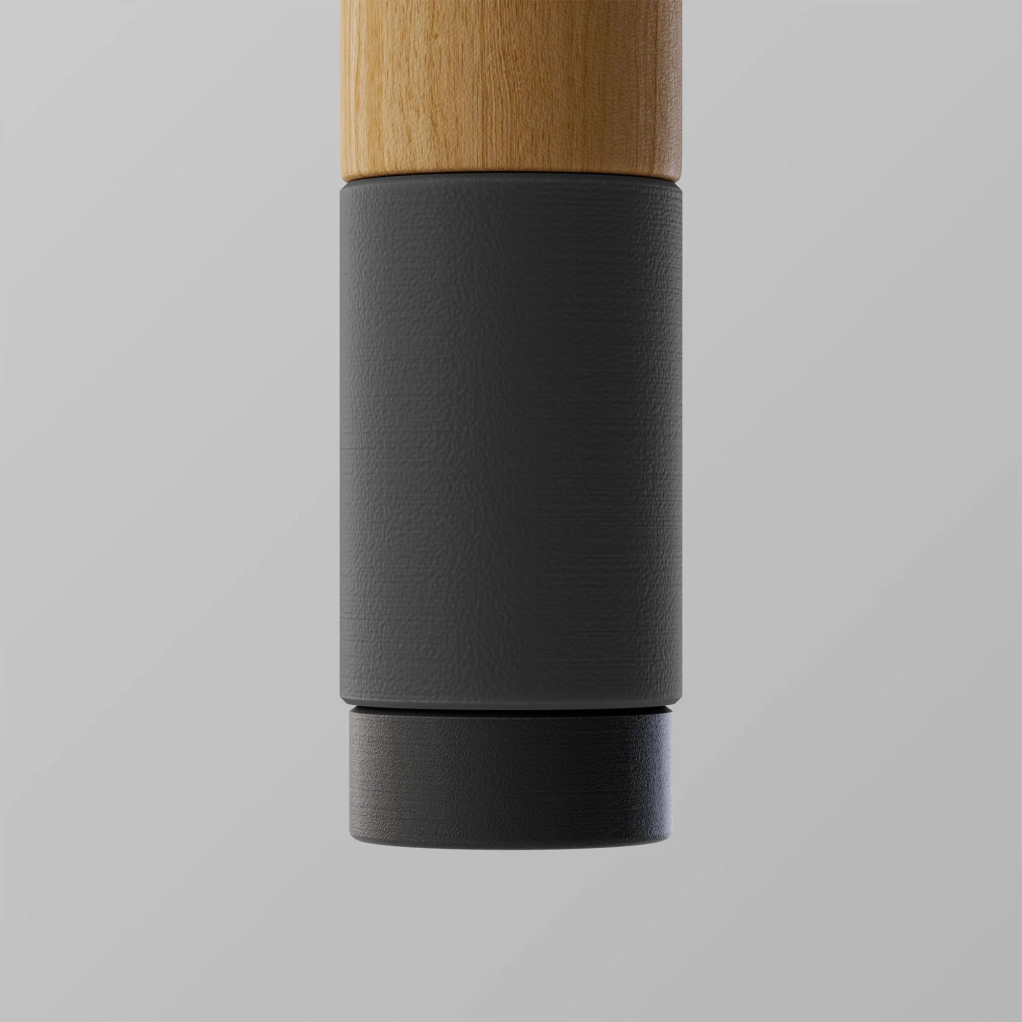 Ooak - Uno Walking Stick, Graphite & Oak - The Flower Crate