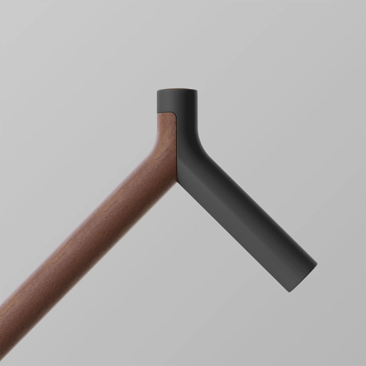 Ooak - Uno Walking Stick, Graphite & Walnut - The Flower Crate