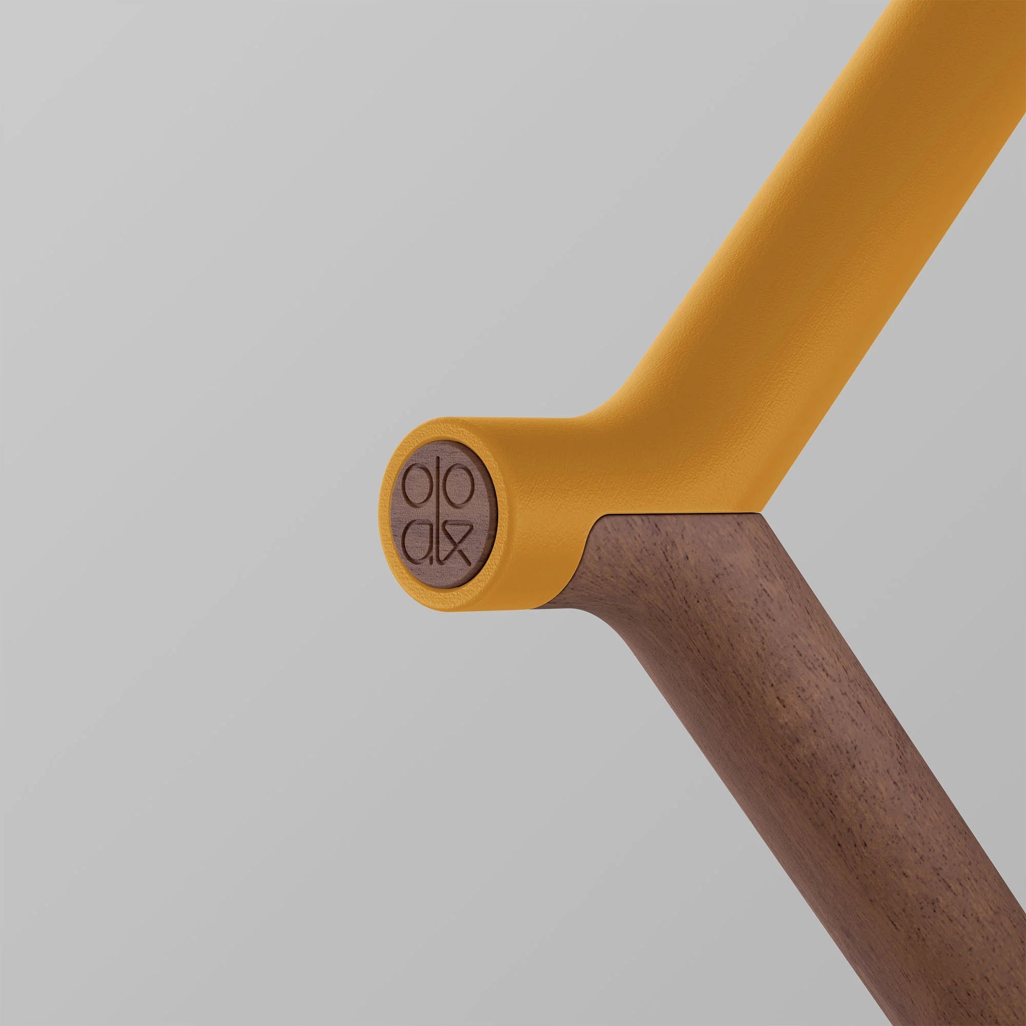 Ooak - Uno Walking Stick, Kōwhai & Walnut - The Flower Crate