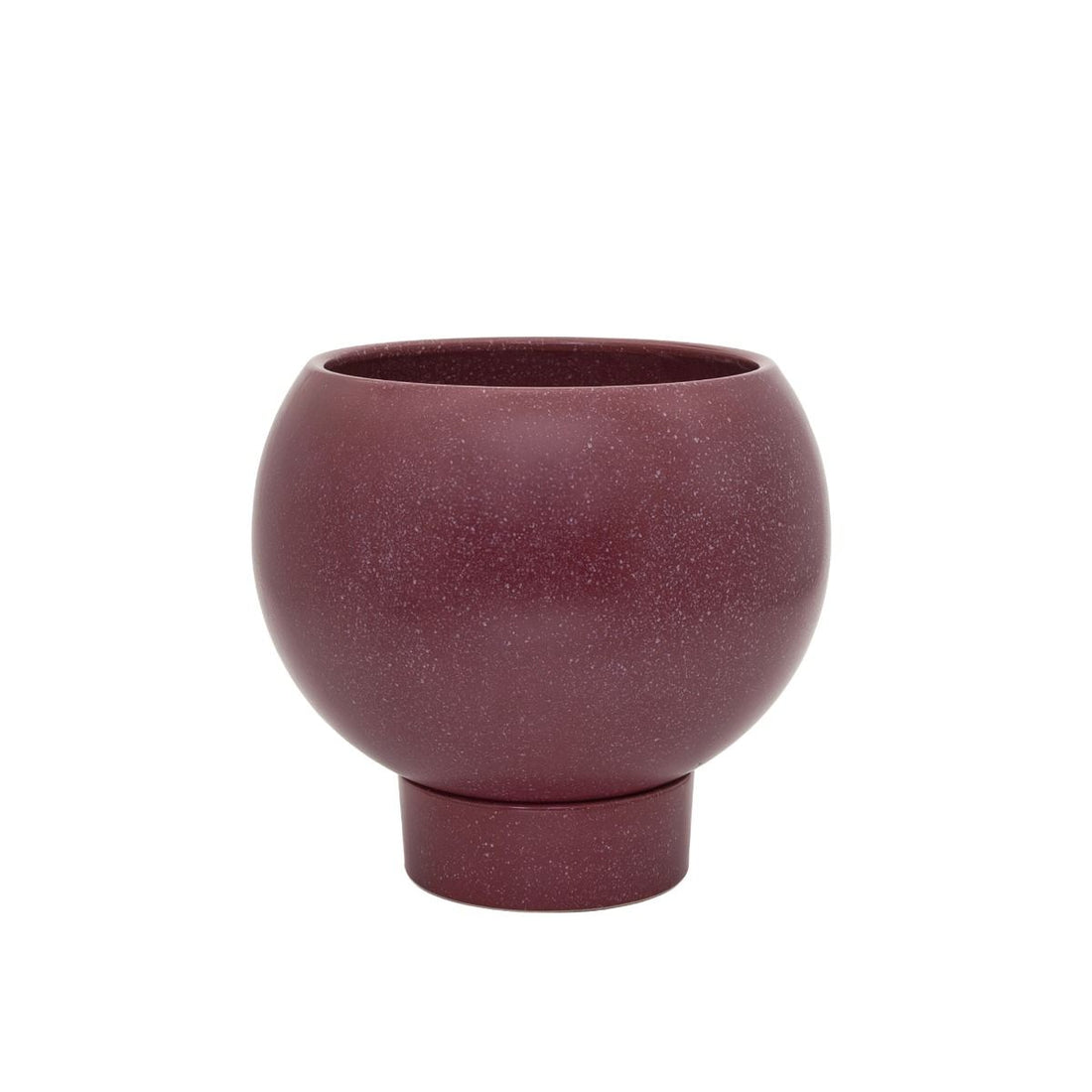 Orbit Plant Pot, Large Ruby - The Flower Crate