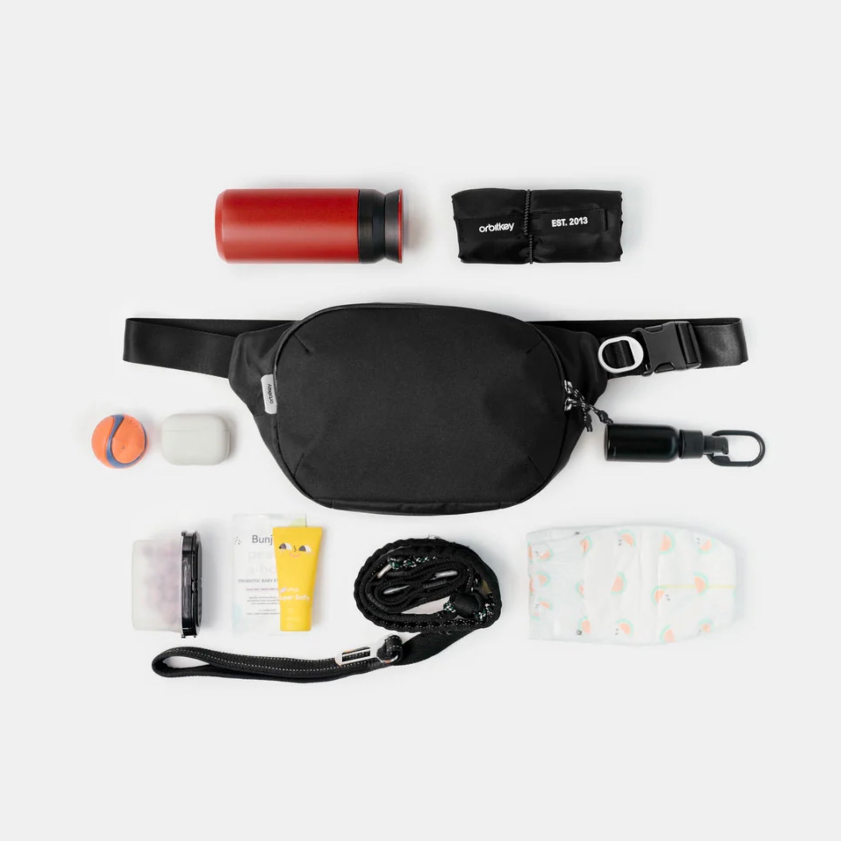Orbitkey - Urban Sling Bag 4L, Black - The Flower Crate