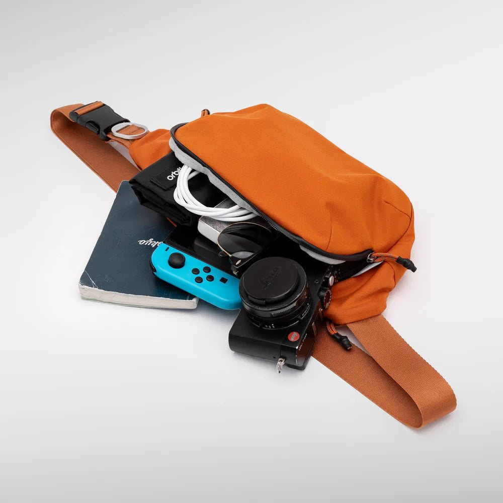 Orbitkey - Urban Sling Bag, Terracotta - The Flower Crate