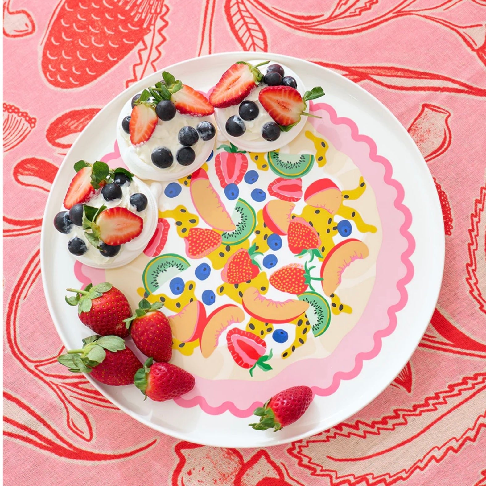 Pavlova Serving Plate - The Flower Crate