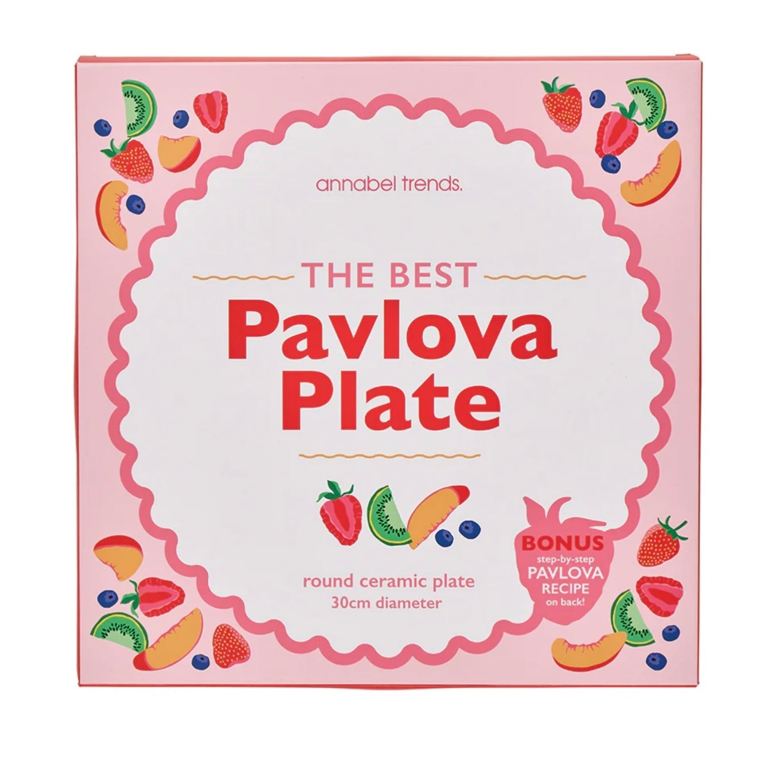 Pavlova Serving Plate - The Flower Crate