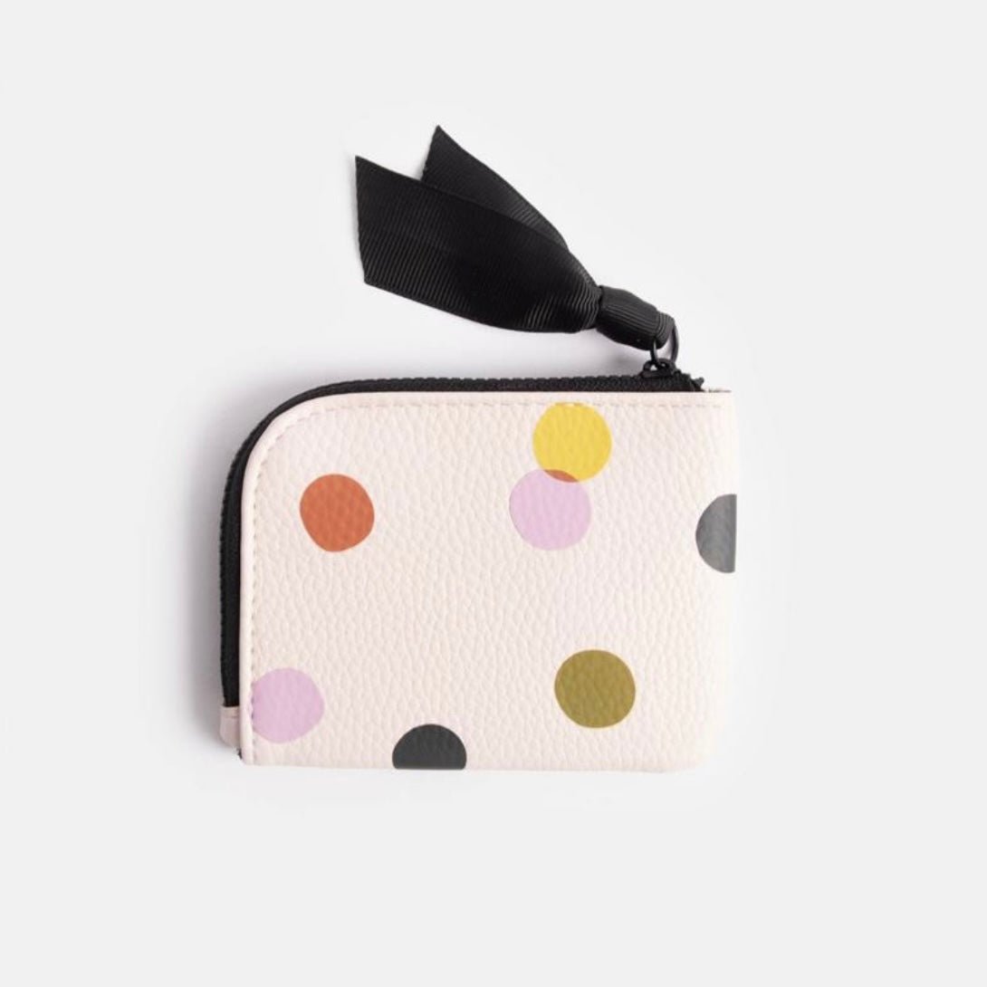 Pink Multi Spot Purse - Caroline Gardner - The Flower Crate