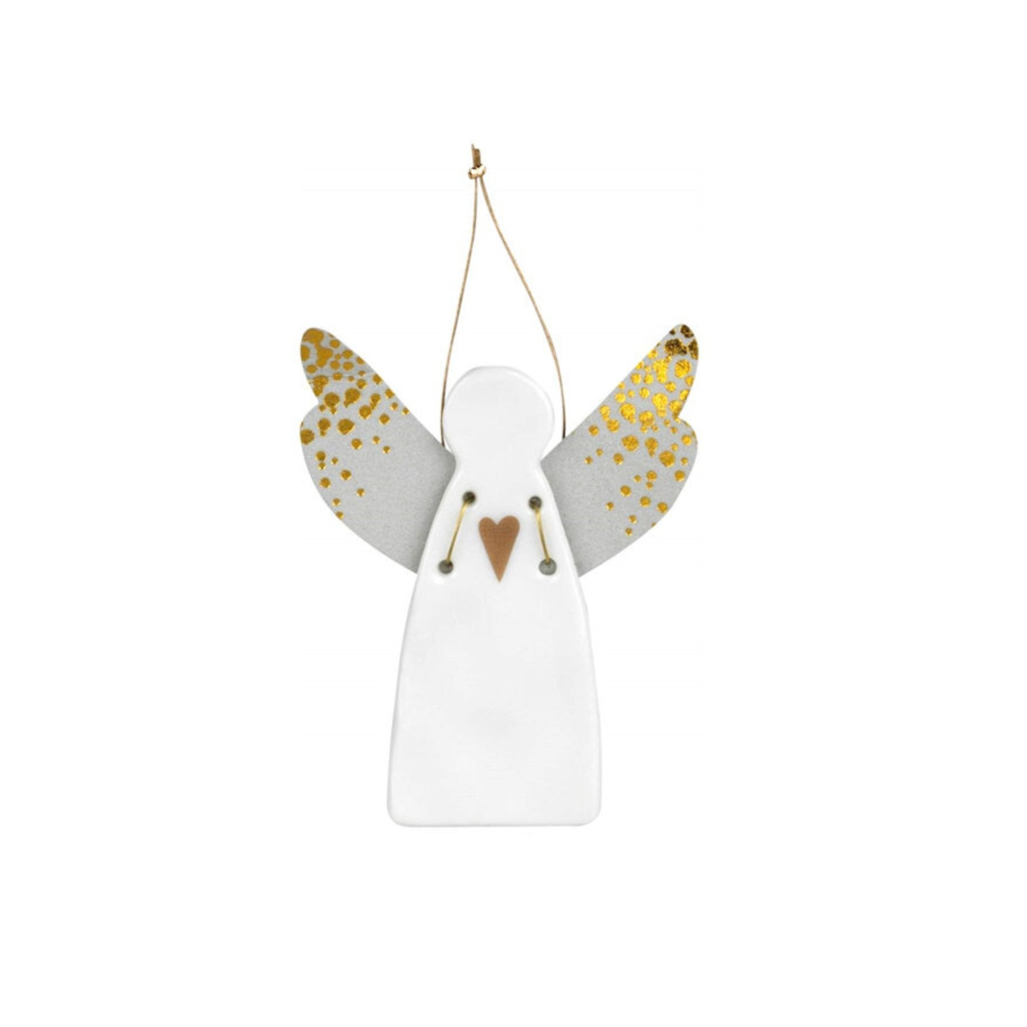 Porcelain Mini Guardian Angel - The Flower Crate