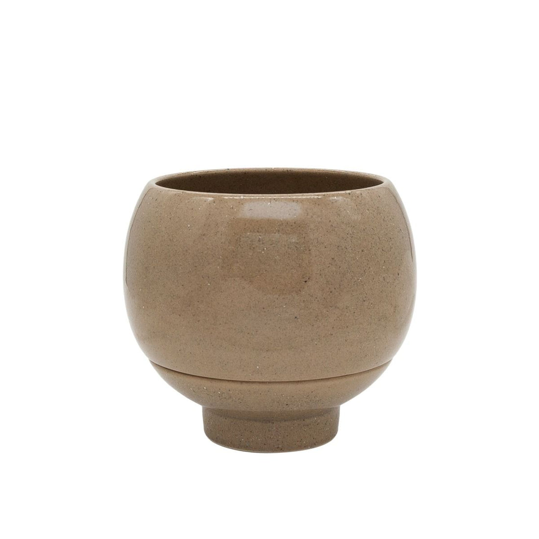 Potted - Large Otis Self Watering Planter, Pebble - The Flower Crate