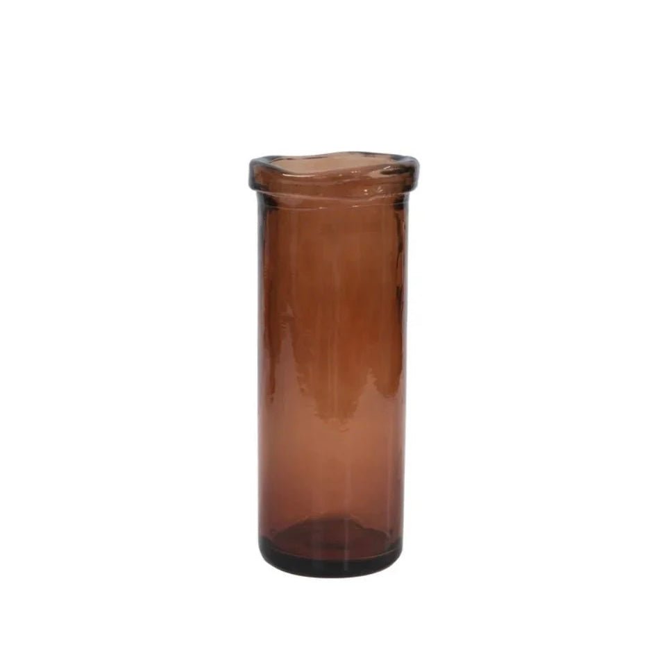 Rosa Deep Amber Vase - The Flower Crate