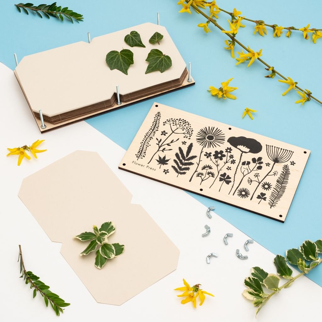 Silhouette Large Flower Press - The Flower Crate