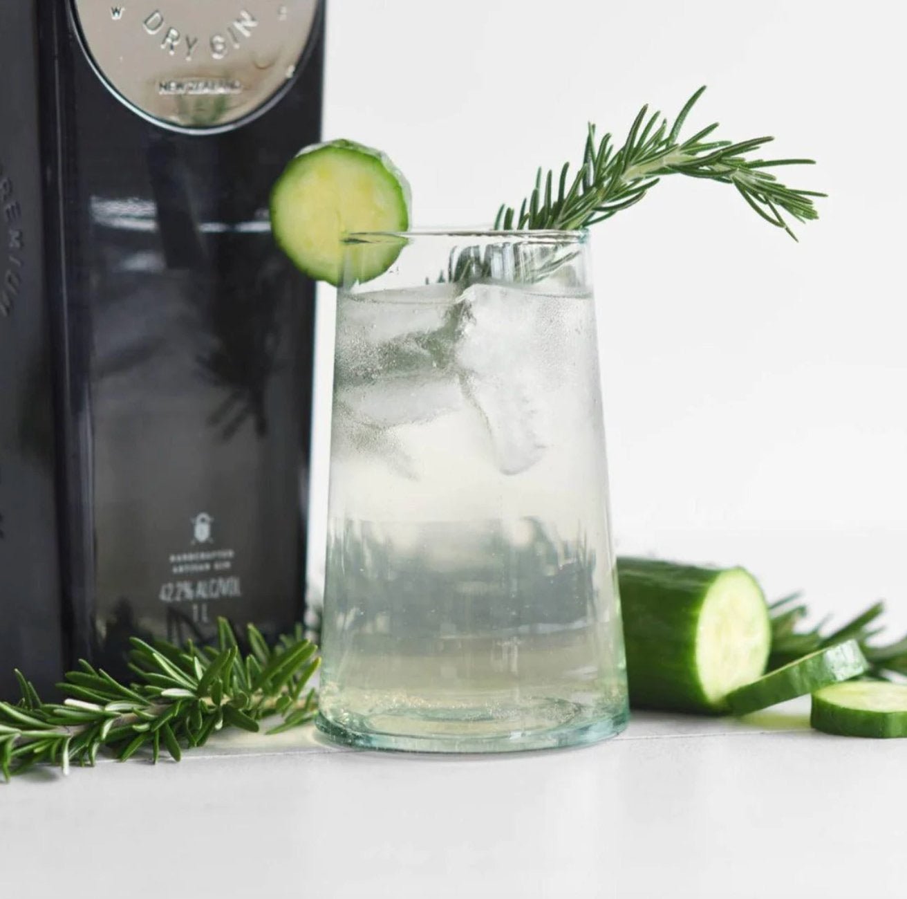Six Barrel Soda - Rosemary & Cucumber Tonic Syrup - The Flower Crate