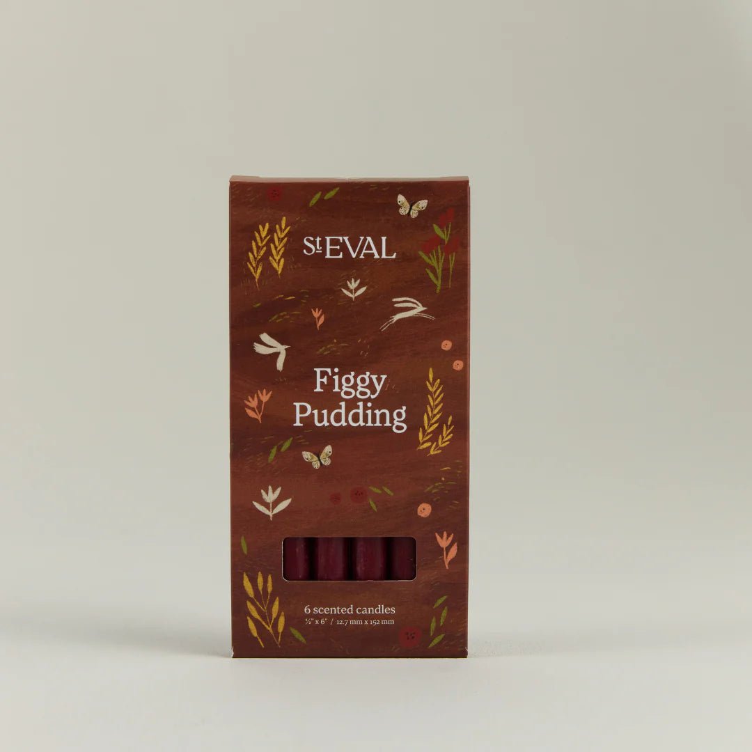 St Eval - Mini Dinner Candle, Figgy Pudding - The Flower Crate
