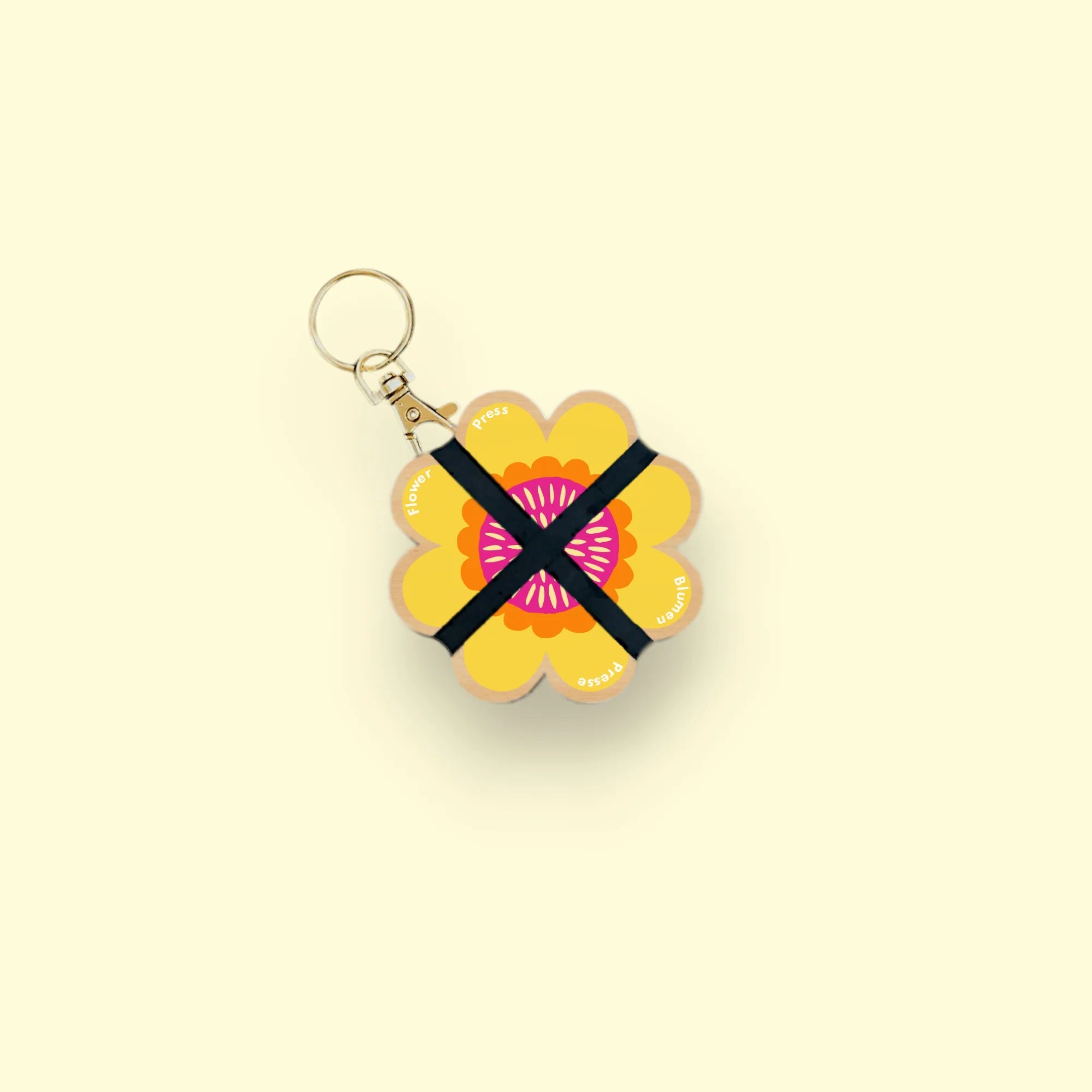 Studio Wald - Keyring Flower Press - The Flower Crate