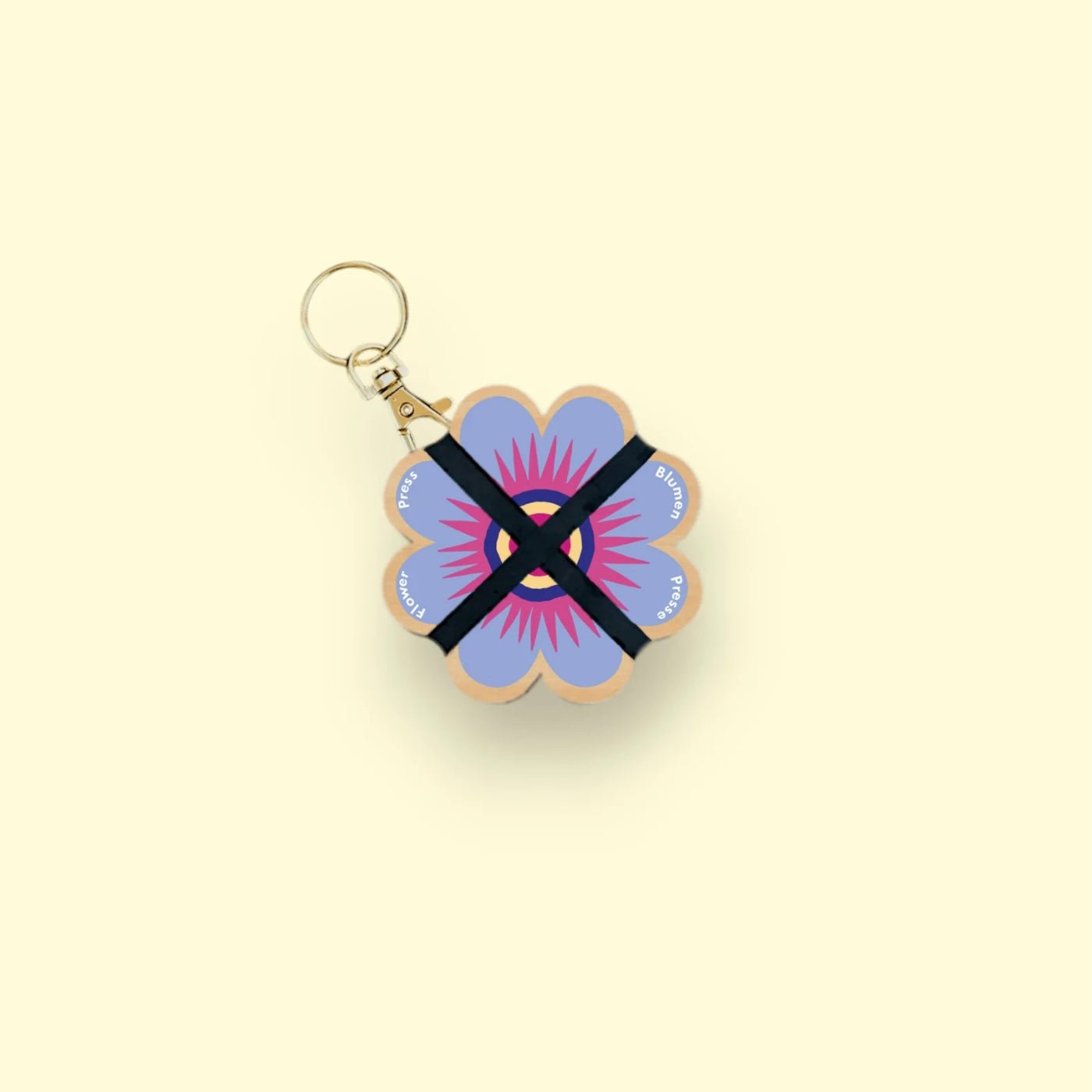 Studio Wald - Keyring Flower Press - The Flower Crate