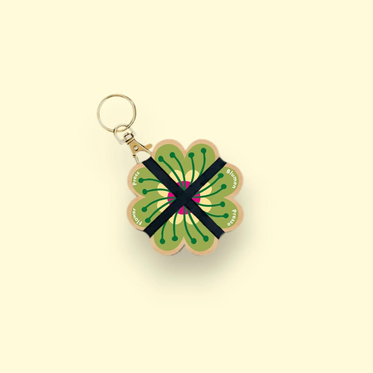 Studio Wald - Keyring Flower Press - The Flower Crate