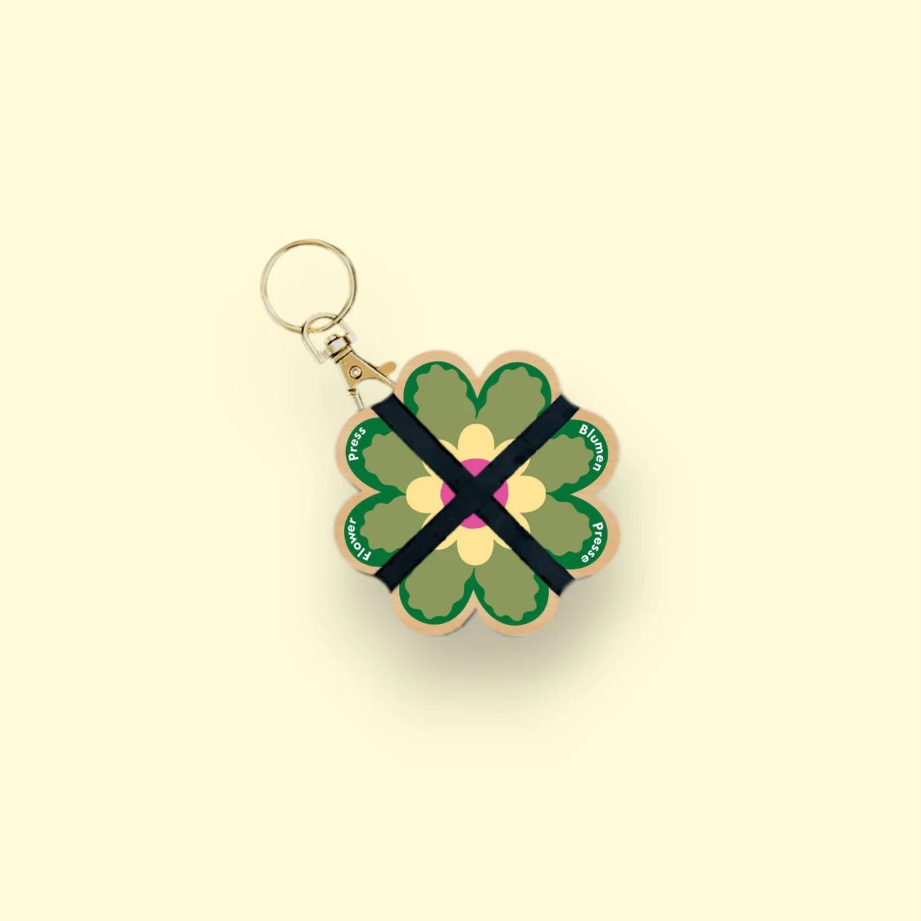 Studio Wald - Keyring Flower Press - The Flower Crate
