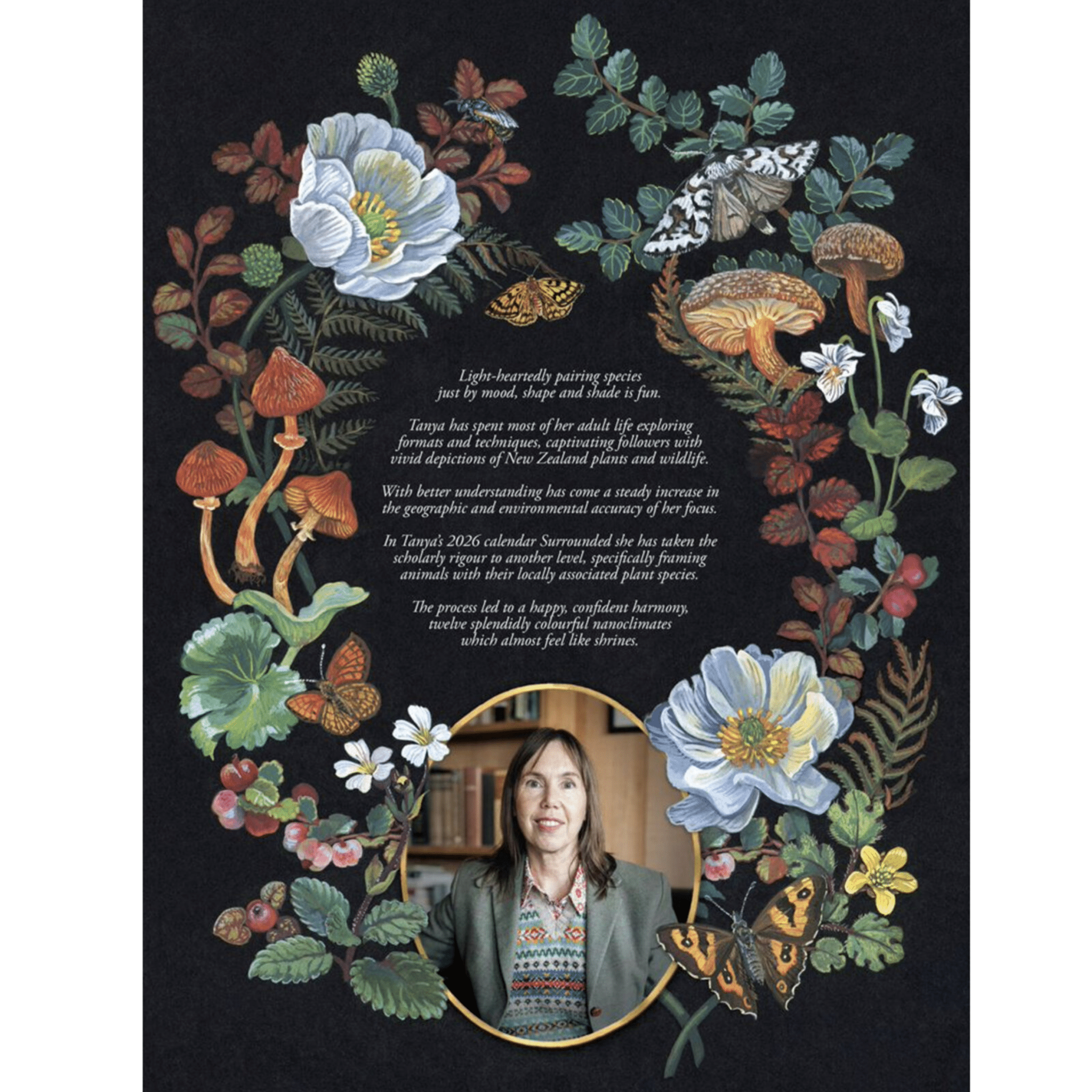 Tanya Wolfkamp - 2026 Wall Calendar - The Flower Crate