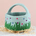 Tara Treasures - Blue Felt Basket - The Flower Crate