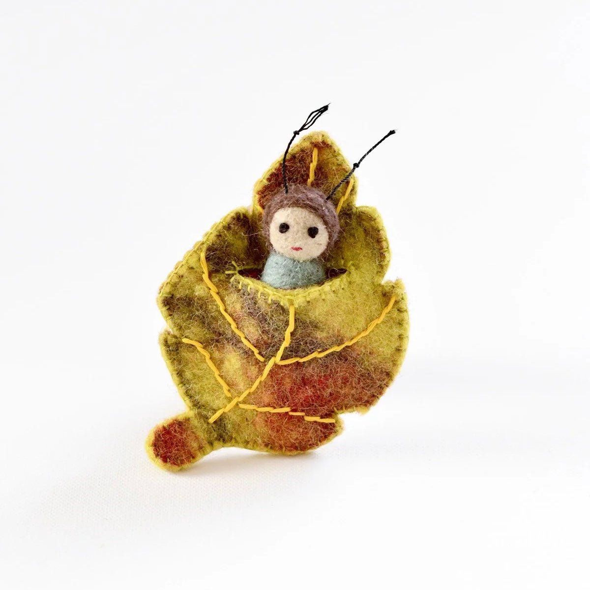 Tara Treasures - Felt Birch Leaf Baby - The Flower Crate