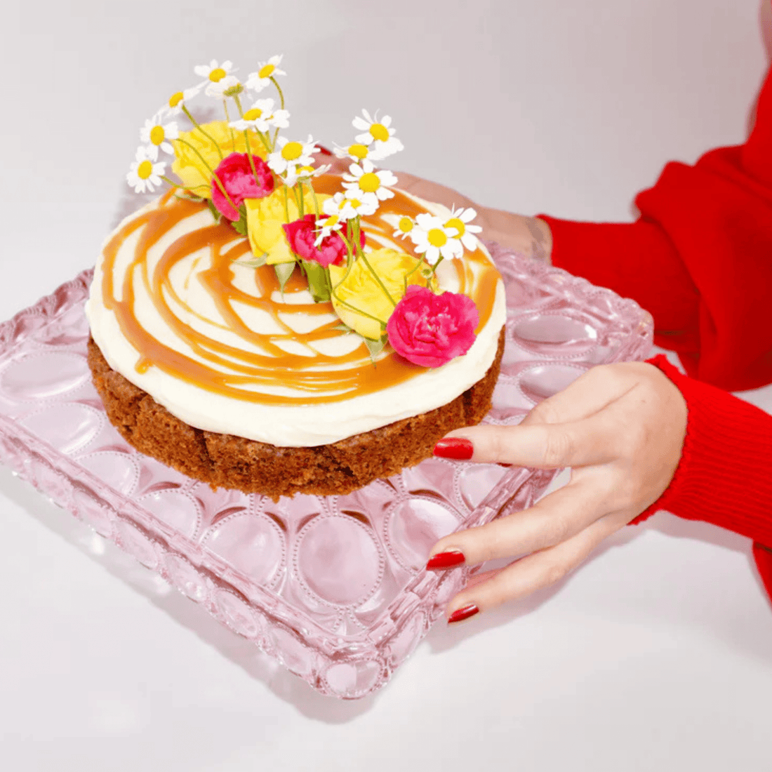 The Caker - Spiced Salted Caramel Carrot Cake - The Flower Crate