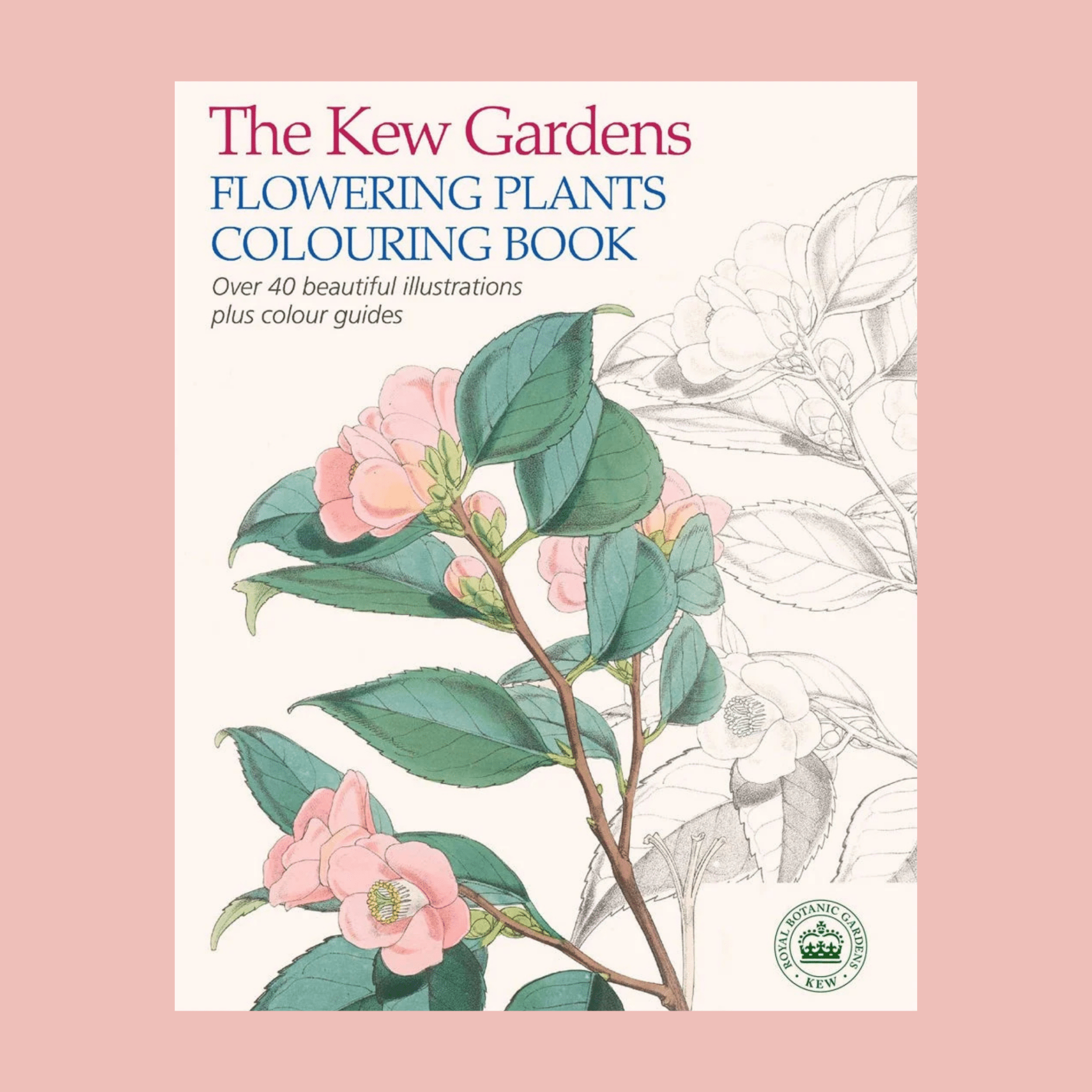 The Kew Gardens Flowering Plants Colouring Book - The Flower Crate