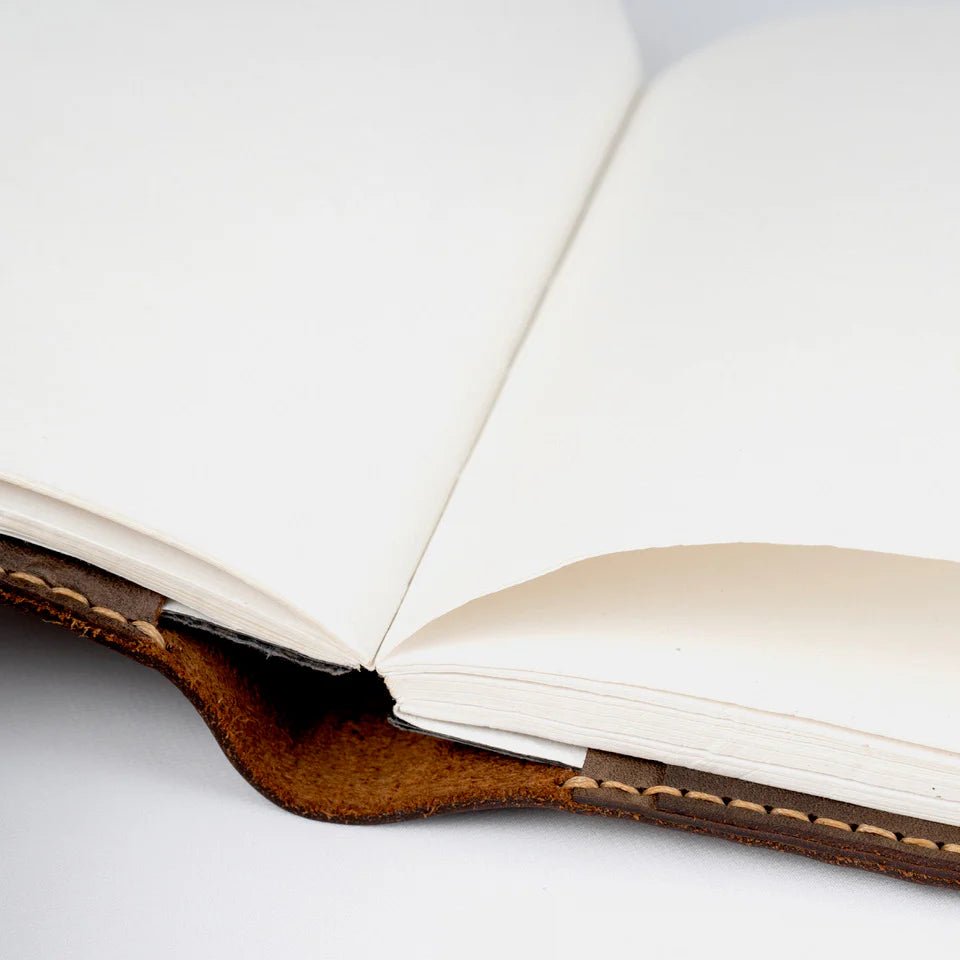 The Loyal Workshop - Vintage Brown Leather Journal Cover Set - The Flower Crate