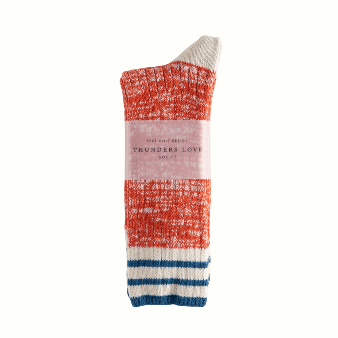 Thunders Love Socks - Nautical Turn, Oceanside Red - The Flower Crate