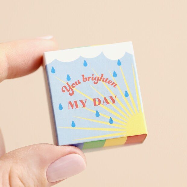 Tiny Matchbox Ceramic Rainbow Token - The Flower Crate