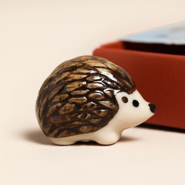 Tiny Matchbox Hedgehog Token - The Flower Crate