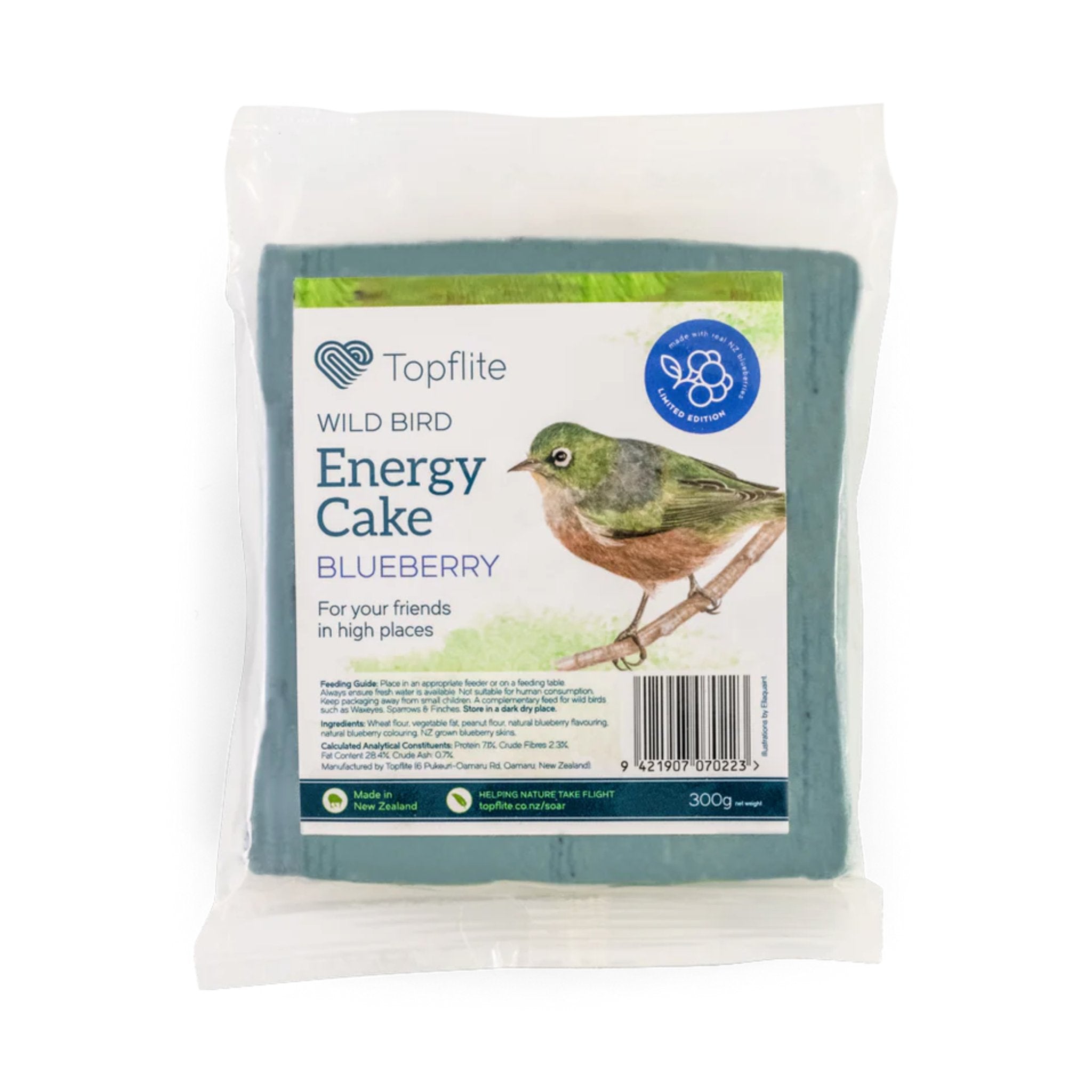 Topflite - Wild Bird Blueberry Energy Cake - The Flower Crate