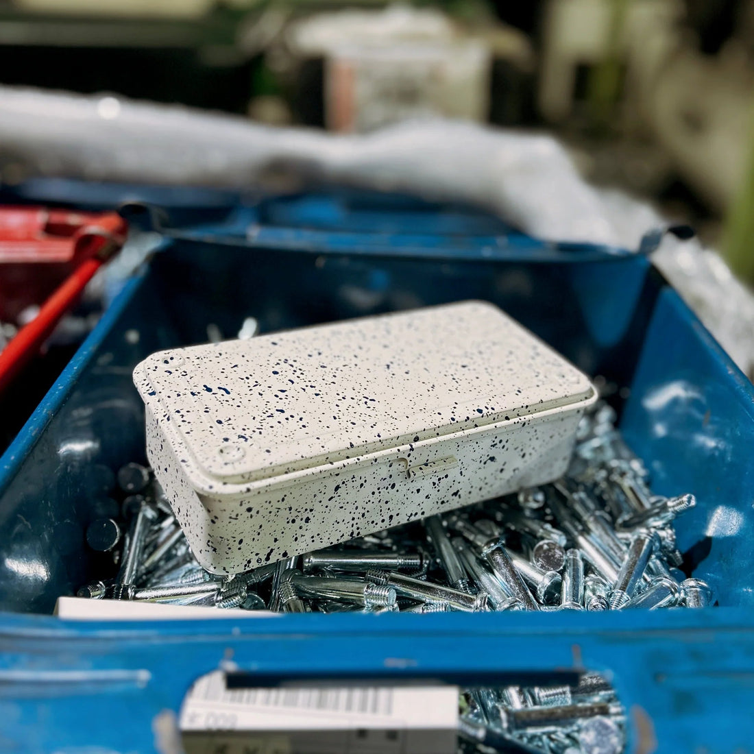 Toyo Steel - T - 190 Trunk Toolbox, White Indigo - The Flower Crate