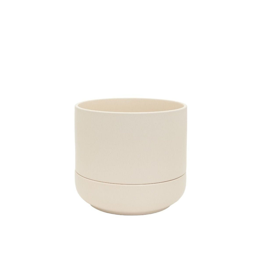 Troy Self Watering Planter, Medium Chalk - The Flower Crate