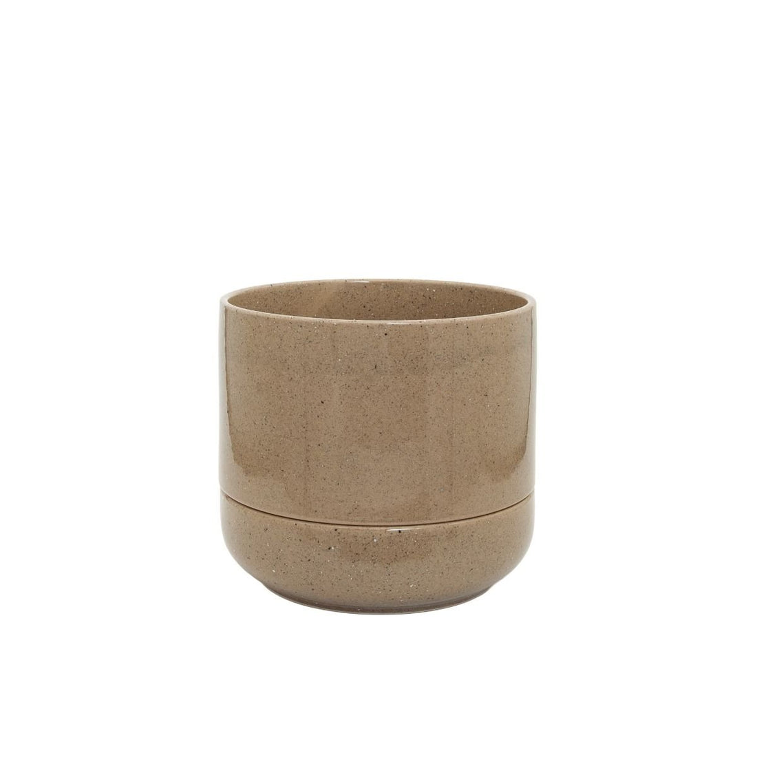 Troy Self Watering Planter, Medium Pebble - The Flower Crate