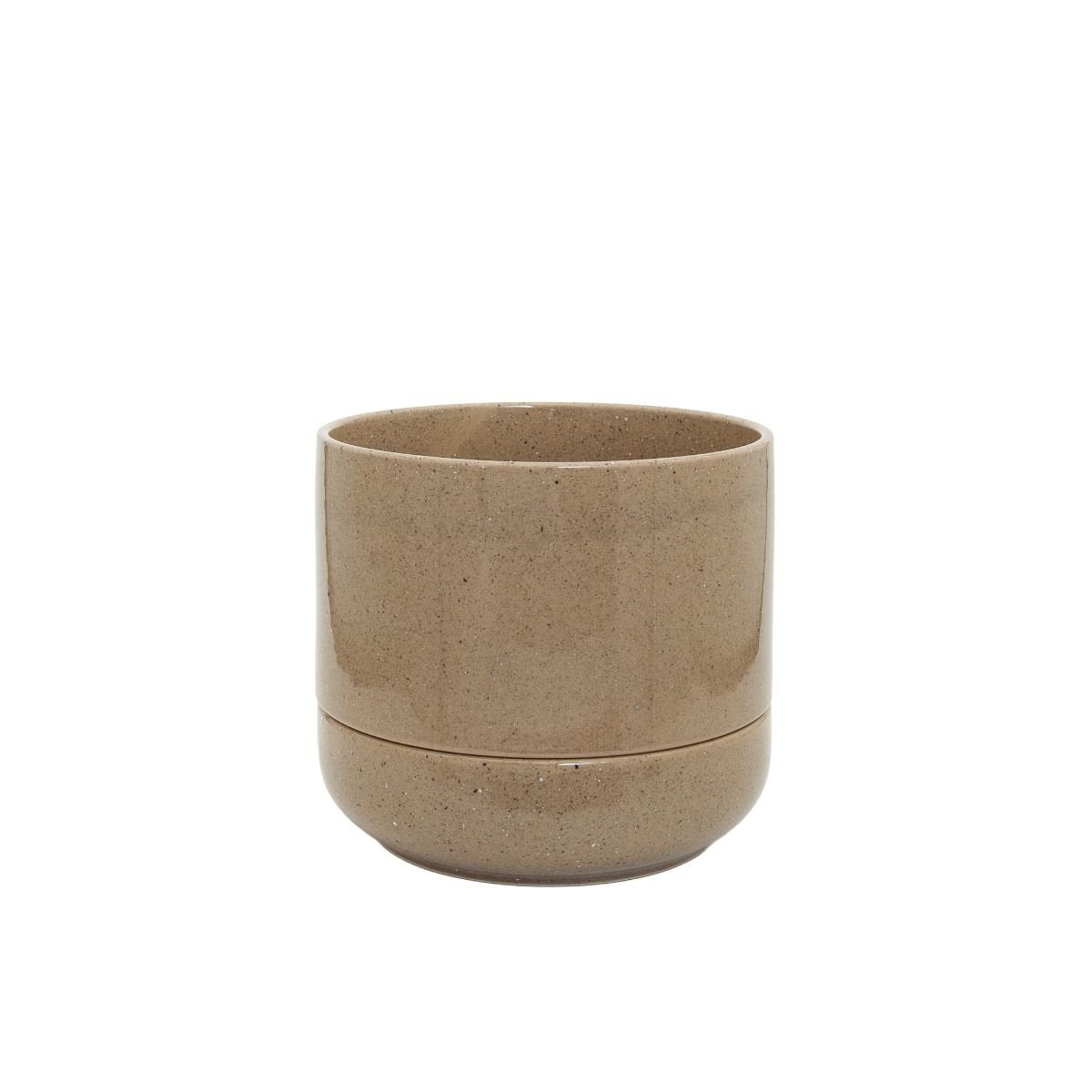 Troy Self Watering Planter, Medium Pebble - The Flower Crate