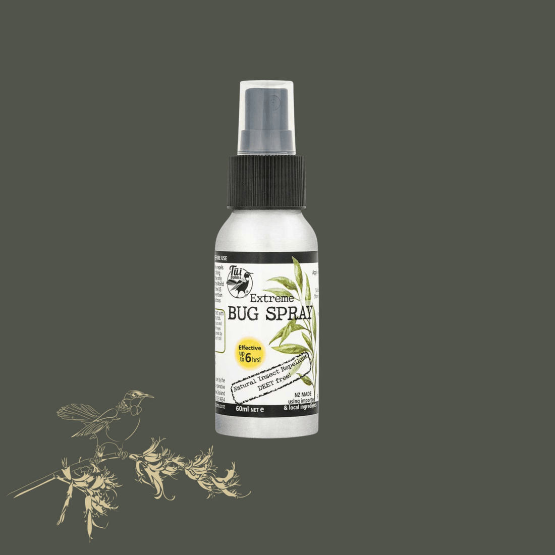 Tui Balms - Extreme Bug Spray - The Flower Crate