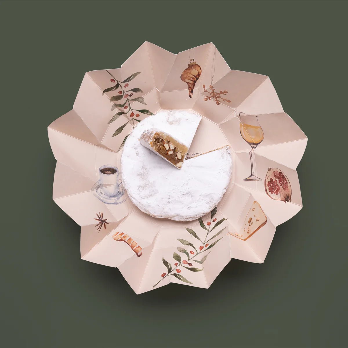 Tusca - Marzipan Grande Panforte - The Flower Crate