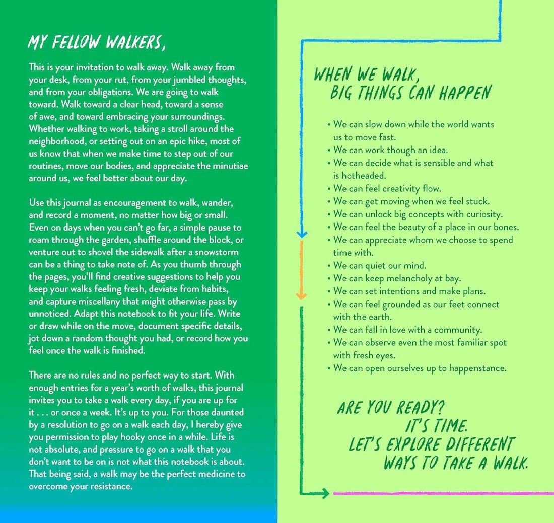 Walk & Wonder - A Journal to Spark Curiosity with Every Step - The Flower Crate