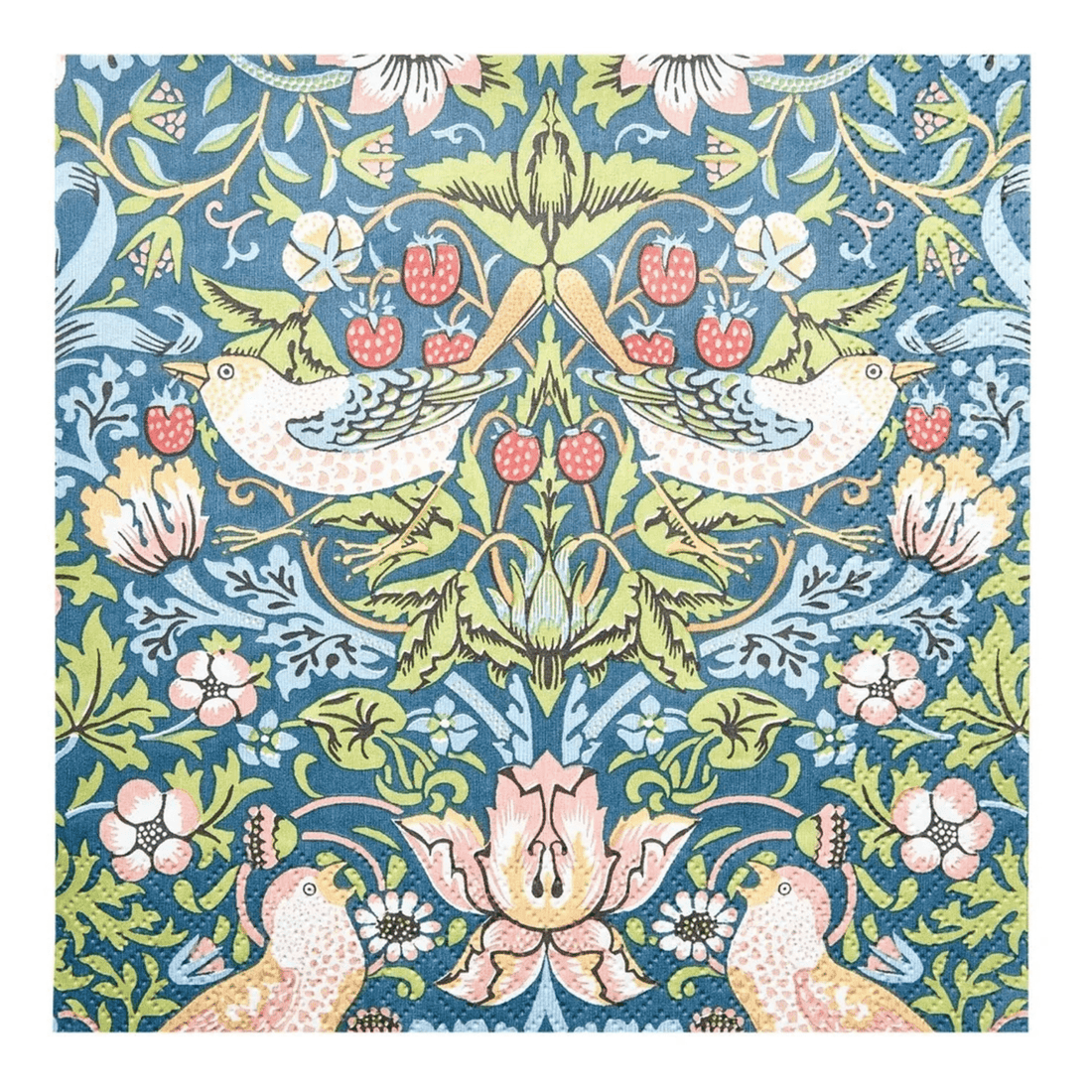 William Morris - Strawberry Thief Paper Luncheon Napkin - The Flower Crate