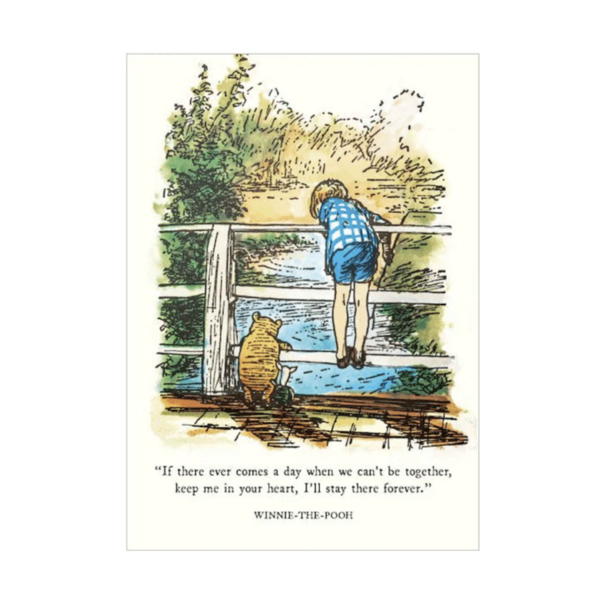 Winnie the Pooh Greeting Cards - The Flower Crate