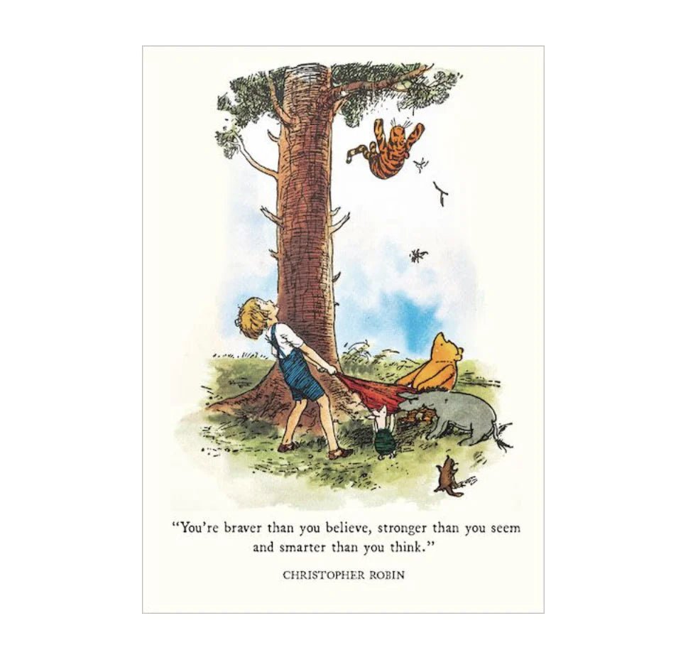 Winnie the Pooh Greeting Cards - The Flower Crate