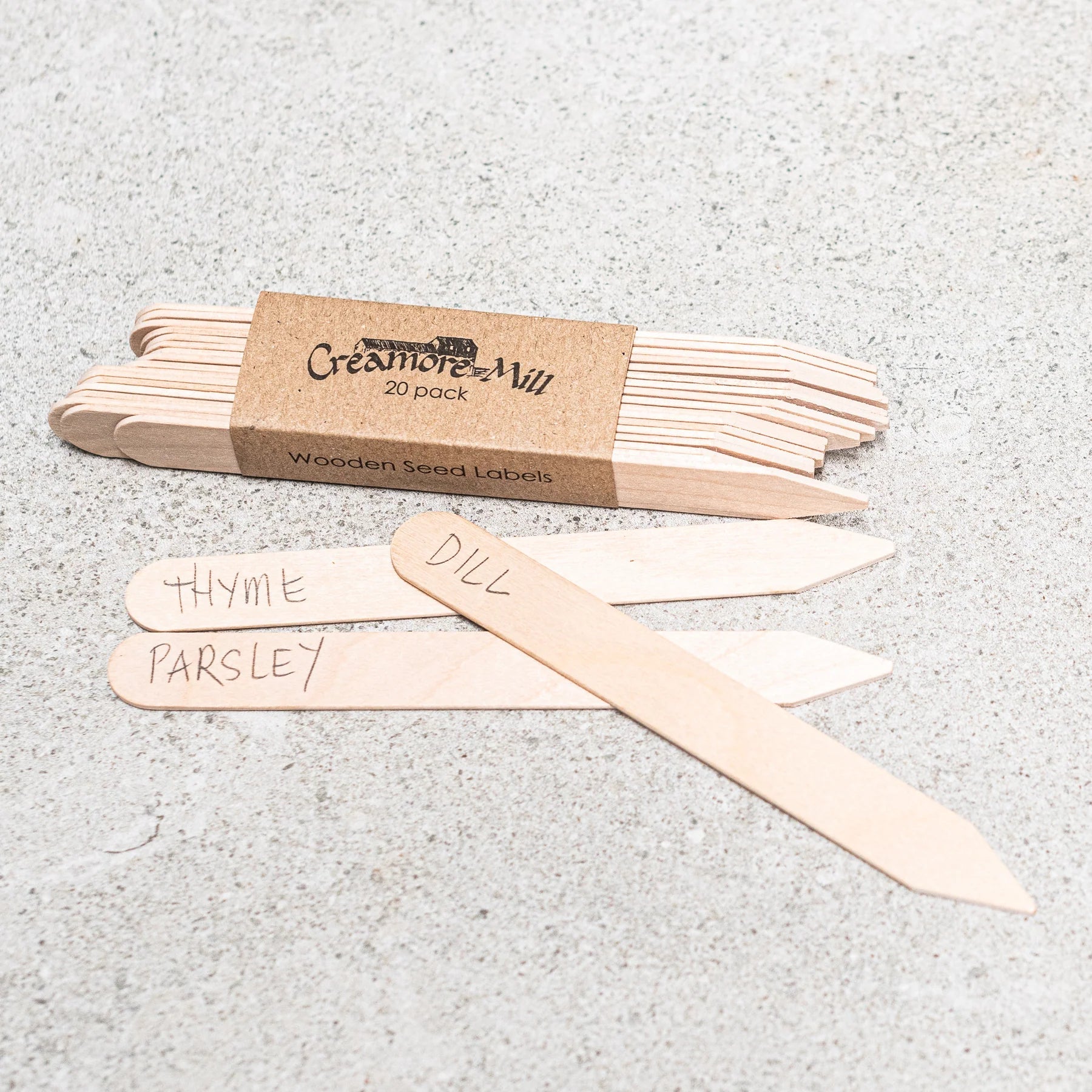 Wooden Seed Label - The Flower Crate