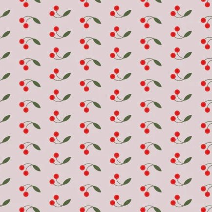 Wrapping Paper Sheet - Cherries - The Flower Crate