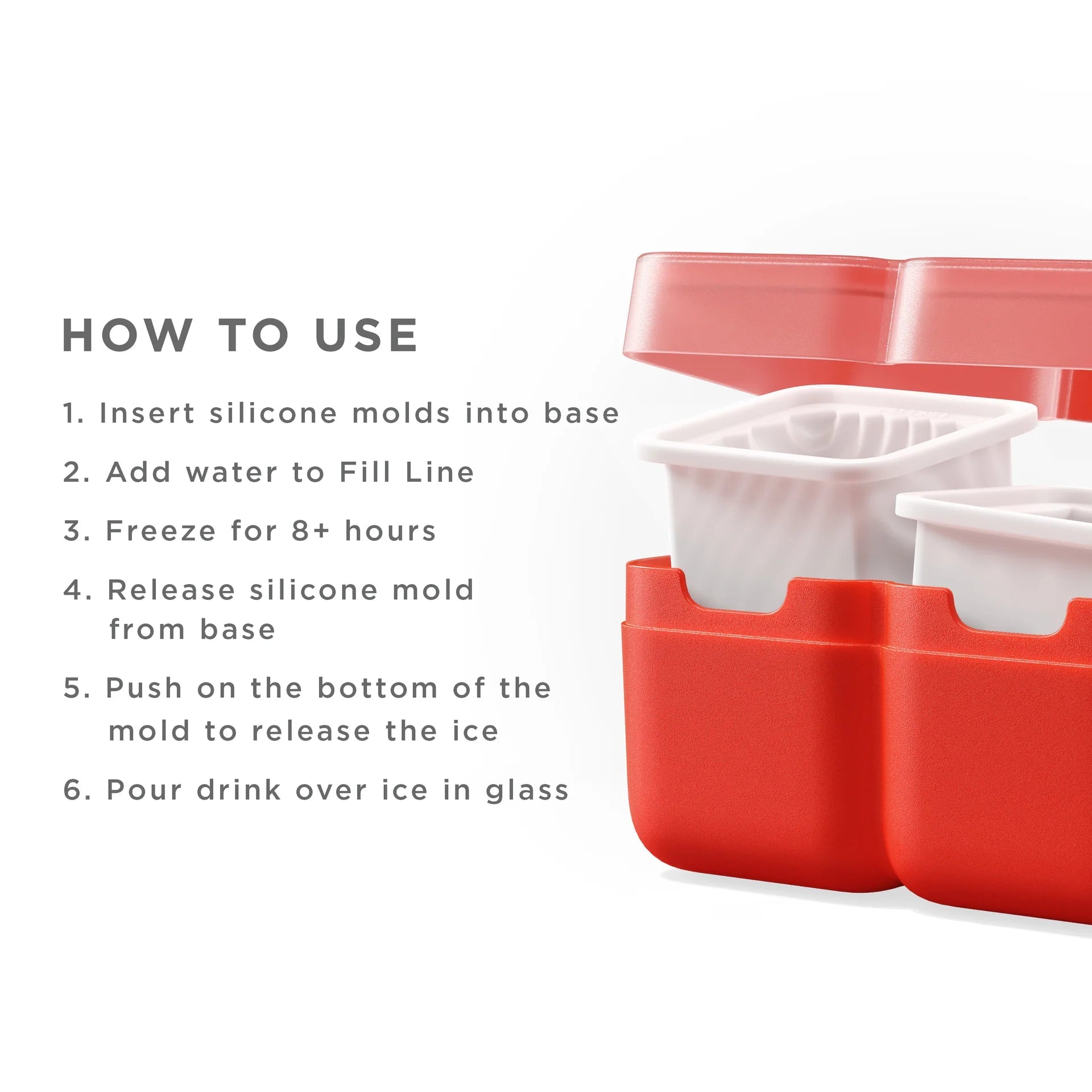 Zoku - Luxe Ice Mold Set of 2 - The Flower Crate