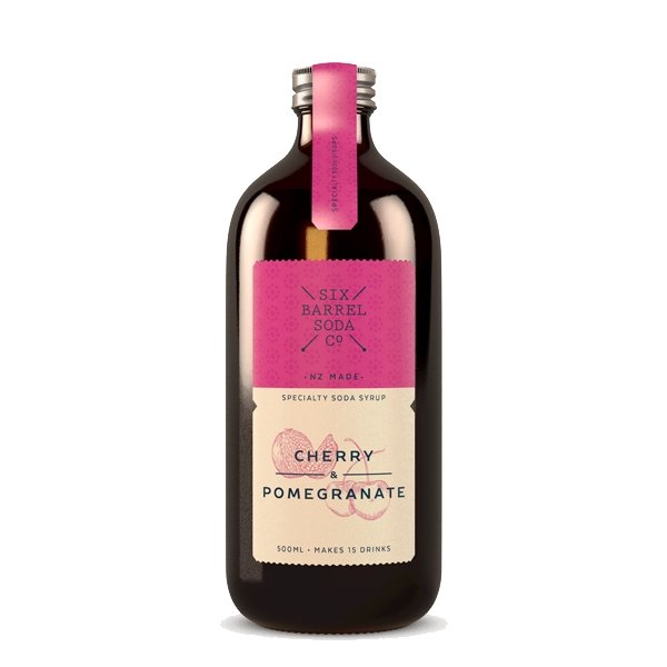 Six Barrel Soda - Cherry &amp; Pomegranate Syrup