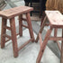 Antique Wooden Stool - The Flower Crate