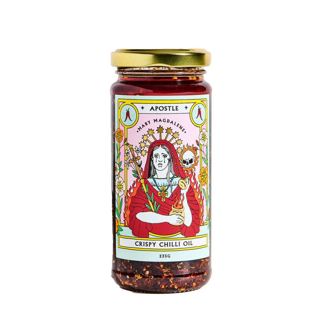 Apostle Hot Sauce - Mary Magdalene Crispy Chilli Oil - The Flower Crate