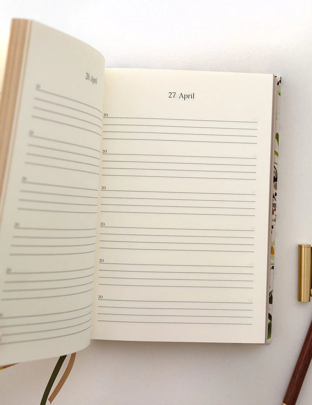 Bespoke Letterpress - Ranunculus 5 Year Journal - The Flower Crate