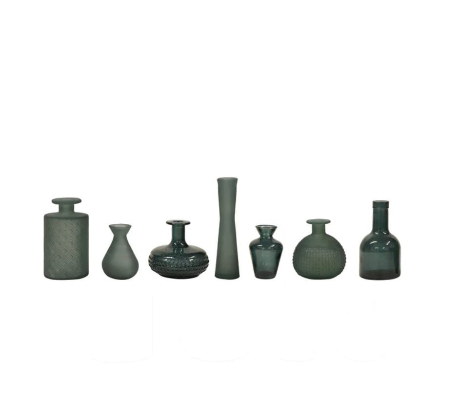 Bilbao Green Vases - Assorted - The Flower Crate